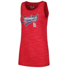St. Louis Cardinals New Era Women's Space-Dye Active Tank Top Outlet