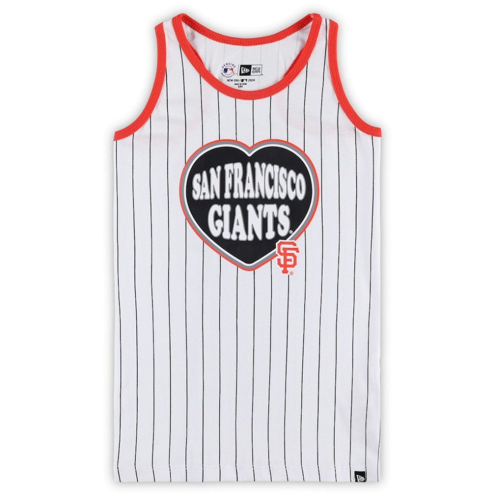 San Francisco Giants New Era Girls Youth Pinstripe Tank Top Discount