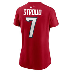 C.J. Stroud Houston Texans Women's Player Name & Number T-Shirt - Red - Nike