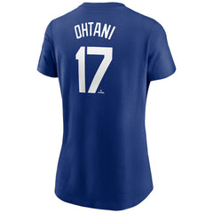 Shohei Ohtani Los Angeles Dodgers Nike Women's Cooperstown Collection Fuse Name & Number T-Shirt Near Me