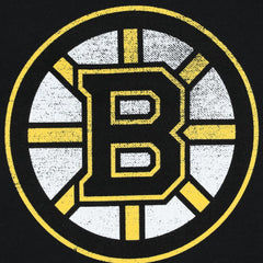 Boston Bruins Profile Women's Plus Size Distressed Printed Name & Number Long Sleeve T-Shirt - Black | NHL on sale