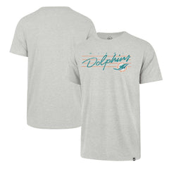 Miami Dolphins '47 Downburst Franklin T-Shirt - Gray - 47 brand
