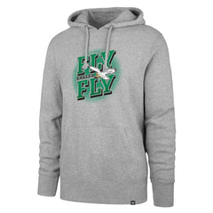 Philadelphia Eagles '47 Fly Eagles Fly Regional Headline Pullover Hoodie - Gray - 47 brand