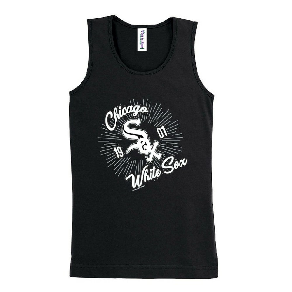 Chicago White Sox Soft as a Grape Girls Youth Tank Top Near Me