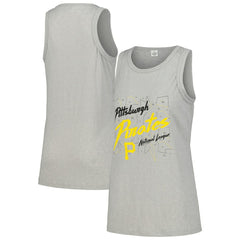 Pittsburgh Pirates Soft as a Grape Women's Gauze High Neck Tank Top Sale