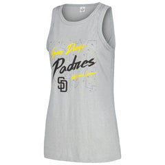 San Diego Padres Soft as a Grape Women's Gauze High Neck Tank Top Outlet