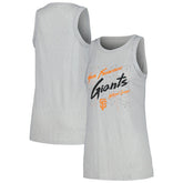 San Francisco Giants Soft as a Grape Women's Gauze High Neck Tank Top Outlet