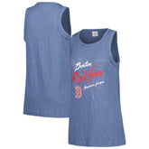 Boston Red Sox Soft as a Grape Women's Gauze High Neck Tank Top Near Me