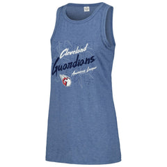Cleveland Guardians Soft as a Grape Women's Gauze High Neck Tank Top Sale