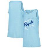 Kansas City Royals Soft as a Grape Women's Gauze High Neck Tank Top for sale