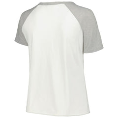 Toronto Blue Jays Soft as a Grape Women's Plus Size Baseball Raglan T-Shirt for sale