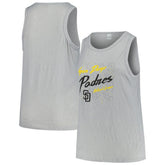 San Diego Padres Soft as a Grape Women's Plus Size Curvy High Neck Tri-Blend Tank Top Online