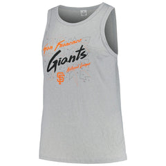 San Francisco Giants Soft as a Grape Women's Plus Size Curvy High Neck Tri-Blend Tank Top Outlet