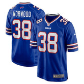 Tre Norwood Buffalo Bills Team Game Jersey - Royal - Nike