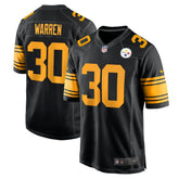 Jaylen Warren Pittsburgh Steelers Alternate Game Jersey - Black - Nike