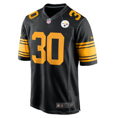 Jaylen Warren Pittsburgh Steelers Alternate Game Jersey - Black - Nike