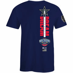 New Orleans Pelicans FISLL x Black History Collection Unisex T-Shirt - Navy