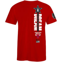 Chicago Bulls FISLL x Black History Collection Unisex T-Shirt - Red