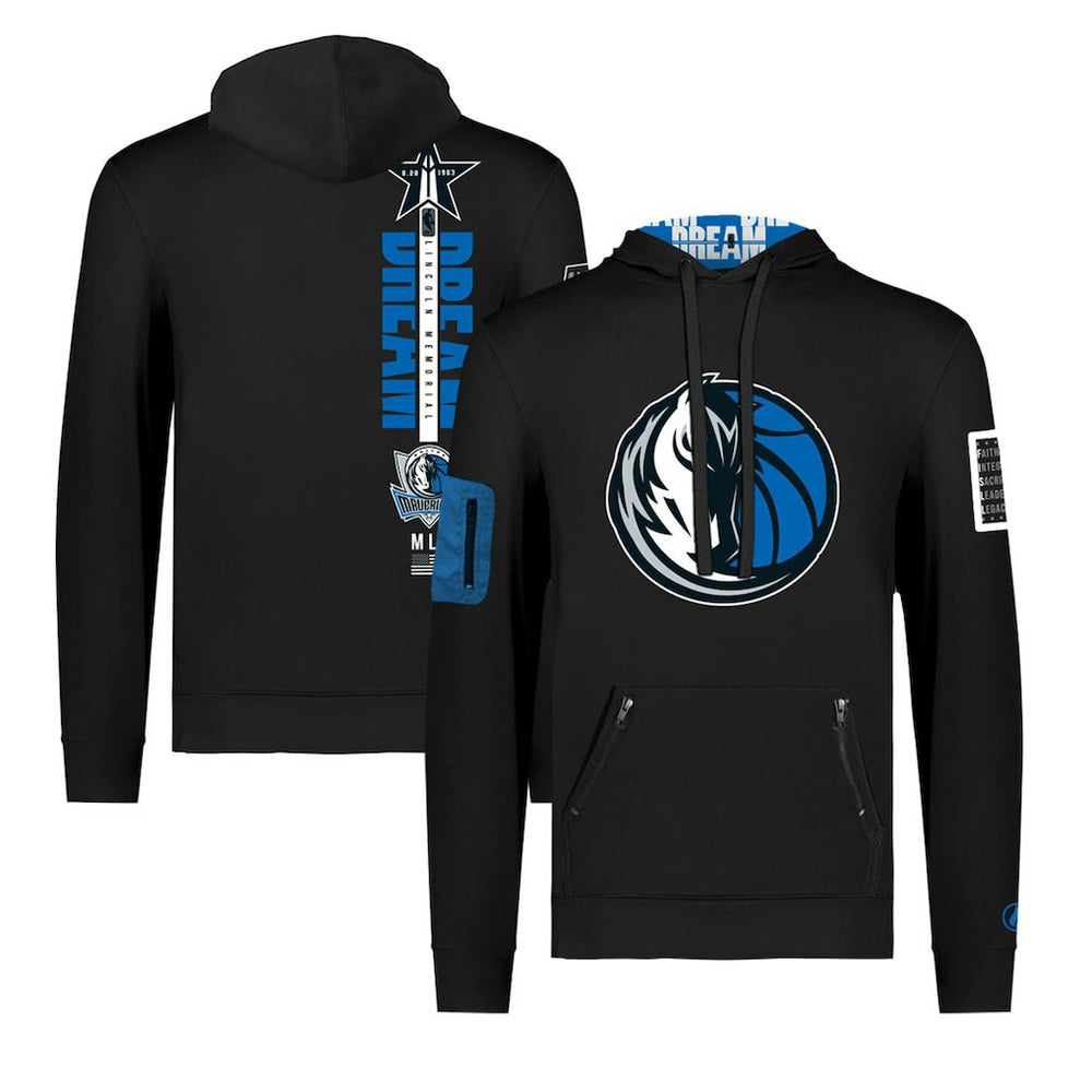 Dallas Mavericks FISLL x Black History Collection Unisex Pullover Hoodie - Black