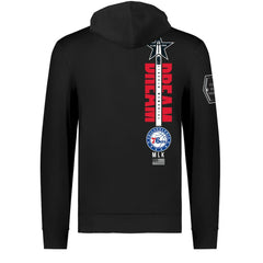 Philadelphia 76ers FISLL x Black History Collection Unisex Pullover Hoodie - Black