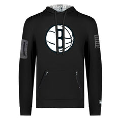 Brooklyn Nets FISLL x Black History Collection Unisex Pullover Hoodie - Black