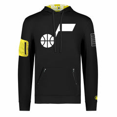 Utah Jazz FISLL x Black History Collection Unisex Pullover Hoodie - Black
