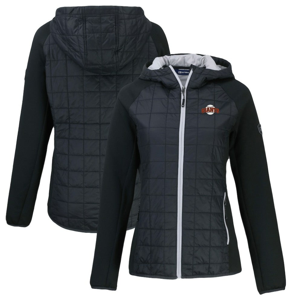 San Francisco Giants Cutter & Buck Women's Cooperstown Collection Rainier Primaloft Eco Full-Zip Hybrid Jacket Sale