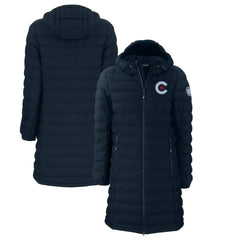 Chicago Cubs Cutter & Buck Women's City Connect Mission Ridge Repreve Eco Insulated Full-Zip Long Puffer Jacket Near Me