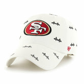 San Francisco 49ers '47 Confetti Clean Up Adjustable Hat - White - 47 brand