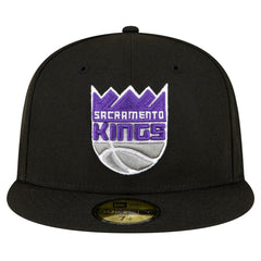 New Era Sacramento Kings 59FIFTY Fitted Hat Black