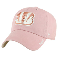 Cincinnati Bengals '47 Women's Ballpark Cheer Dusty Rose Clean Up Adjustable Hat - Pink - 47 brand
