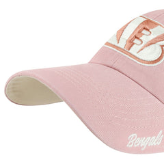 Cincinnati Bengals '47 Women's Ballpark Cheer Dusty Rose Clean Up Adjustable Hat - Pink - 47 brand