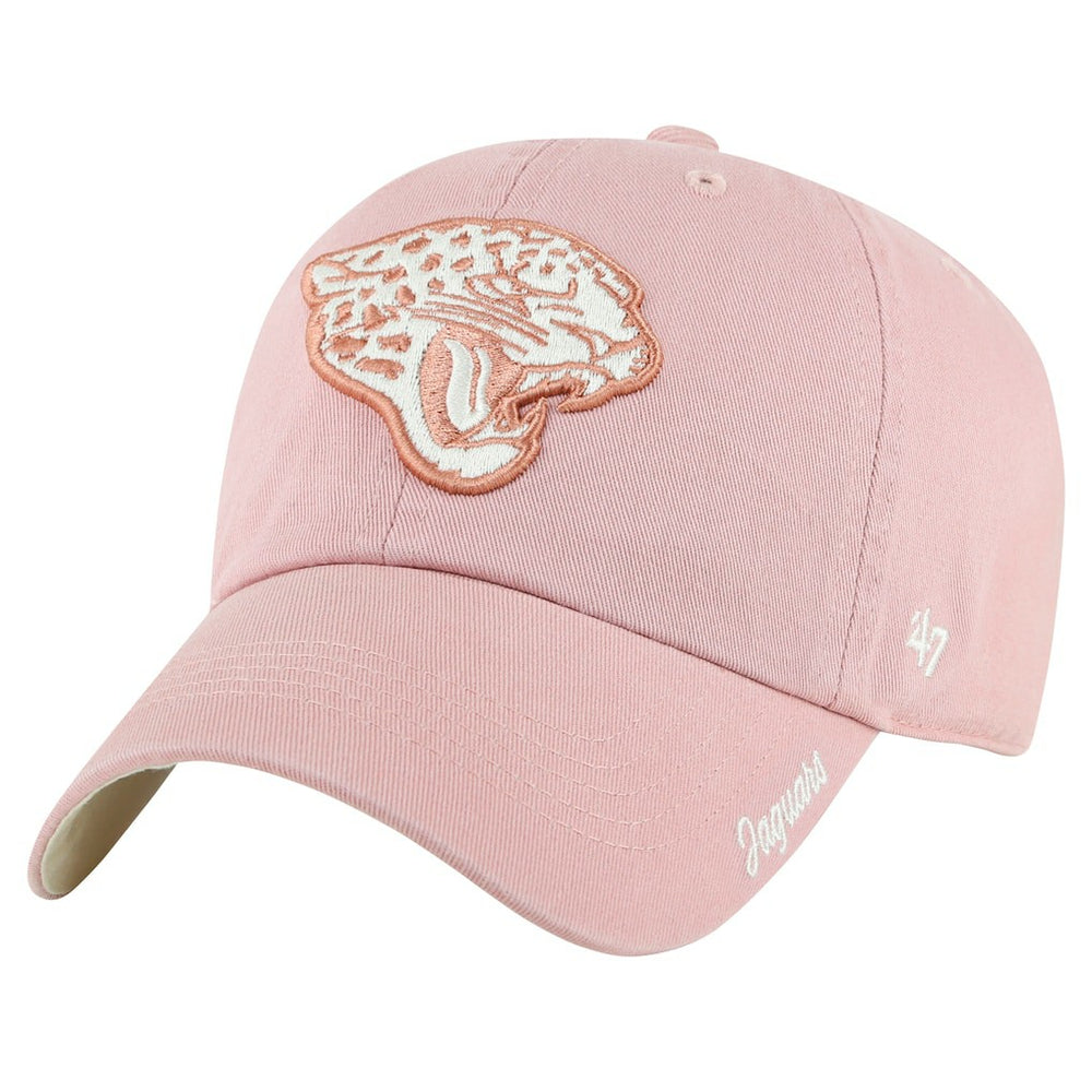 Jacksonville Jaguars '47 Women's Ballpark Cheer Dusty Rose Clean Up Adjustable Hat - Pink - 47 brand