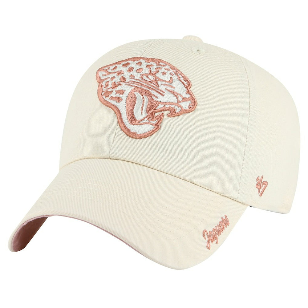 Jacksonville Jaguars '47 Women's Ballpark Cheer Clean Up Adjustable Hat - Natural - 47 brand