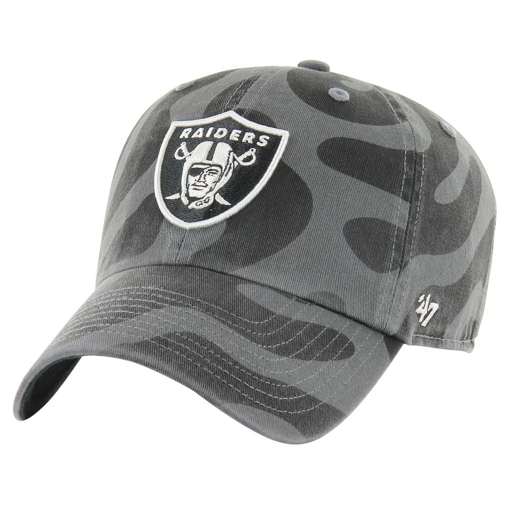 Las Vegas Raiders '47 Women's Freeform Clean Up Adjustable Hat - Charcoal - 47 brand