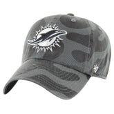 Miami Dolphins '47 Women's Freeform Clean Up Adjustable Hat - Charcoal - 47 brand