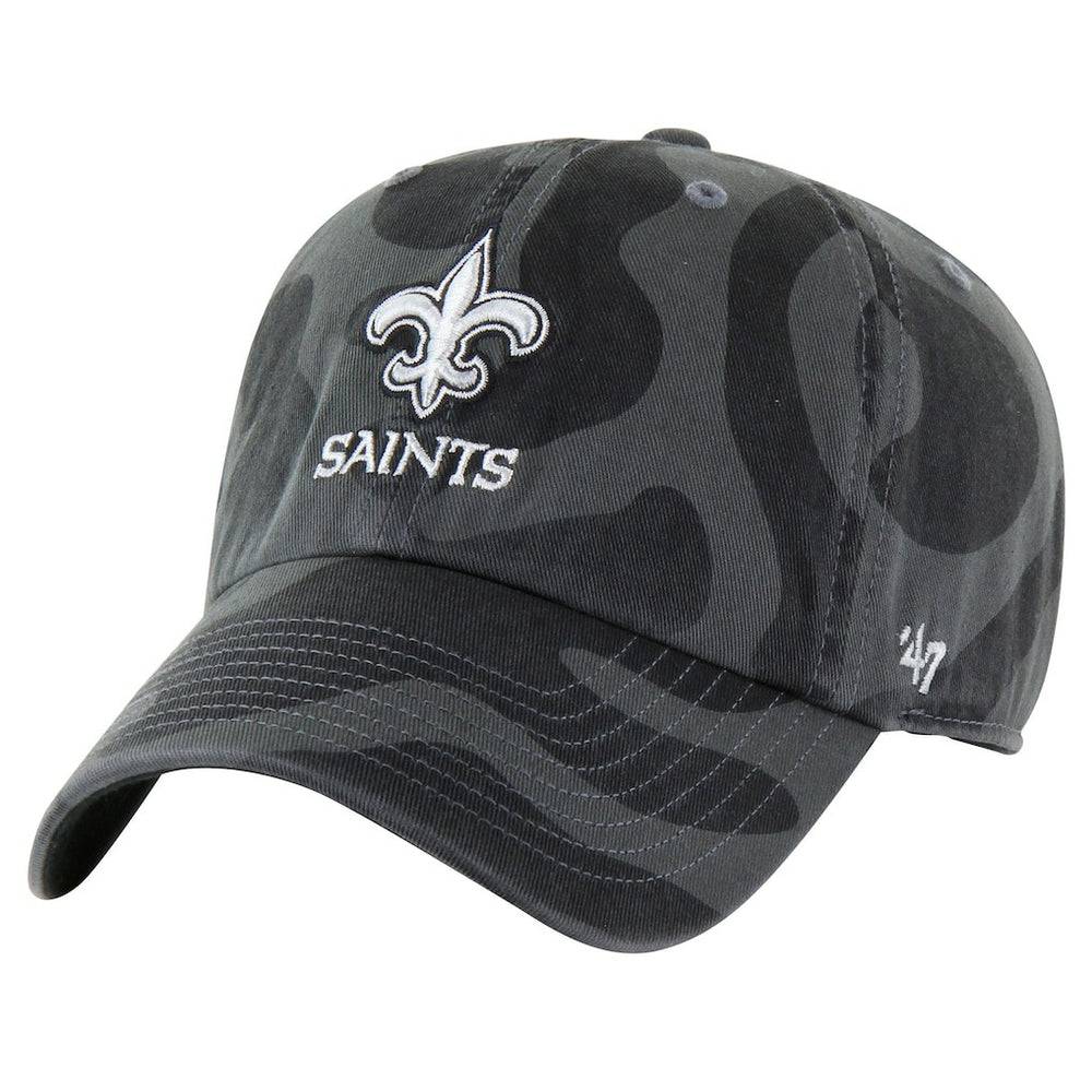 New Orleans Saints '47 Women's Freeform Clean Up Adjustable Hat - Charcoal - 47 brand