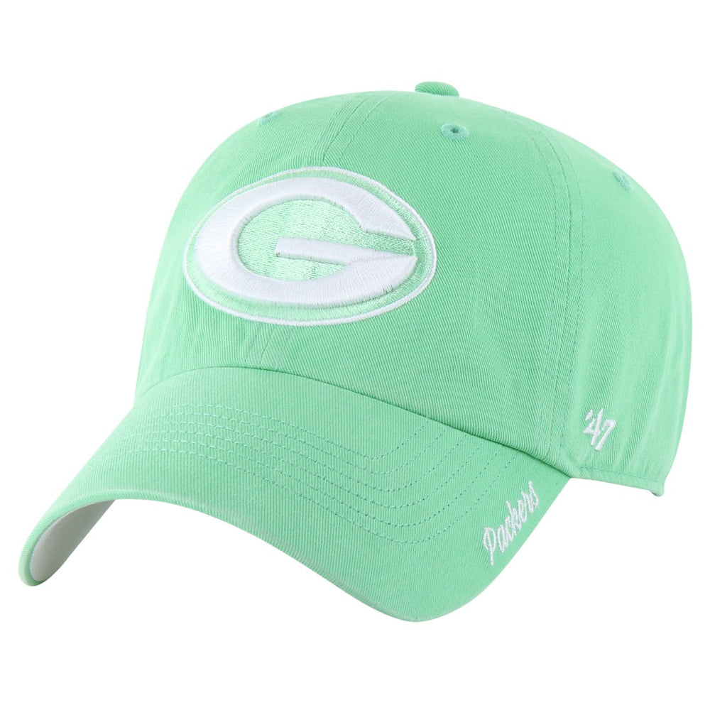 Green Bay Packers '47 Women's Luminance Cheer Clean Up Adjustable Hat - Green - 47 brand