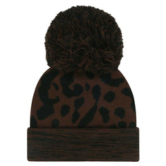 Las Vegas Raiders '47 Women's Cacao Cuffed Knit Hat with Pom - Brown - 47 brand