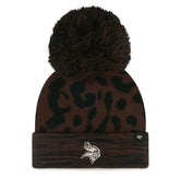 Minnesota Vikings '47 Women's Cacao Cuffed Knit Hat with Pom - Brown - 47 brand