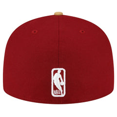 New Era Cleveland Cavaliers 2-Tone 59FIFTY Fitted Hat Wine/Gold