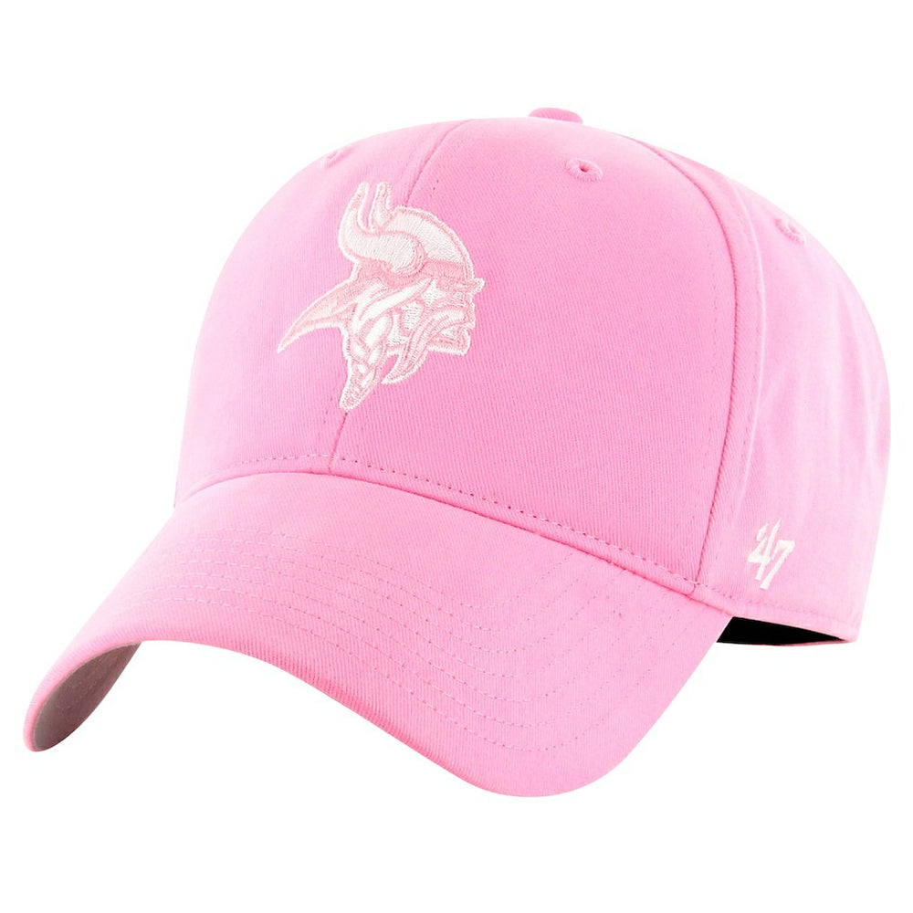 Minnesota Vikings '47 Girls Youth Rose MVP Adjustable Hat - Pink - 47 brand