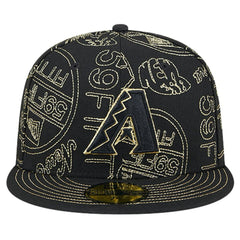 Arizona Diamondbacks New Era 59FIFTY Day Allover Fitted Hat Outlet