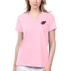 Arizona Cardinals Margaritaville Women's Game Time V-Neck T-Shirt - Pink - NFL