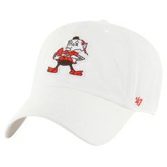 Cleveland Browns '47 Clean Up Adjustable Hat - White - 47 brand