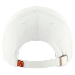 Washington Commanders '47 Clean Up Adjustable Hat - White - 47 brand