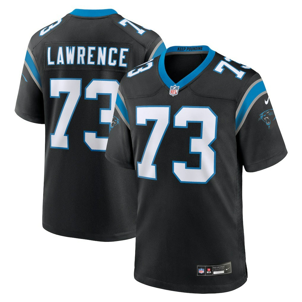 Rashard Lawrence Carolina Panthers Game Jersey - Black - Nike