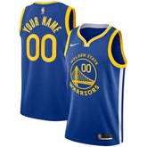 Nike Golden State Warriors Unisex 2019/20 Custom Swingman Jersey Royal Icon Edition