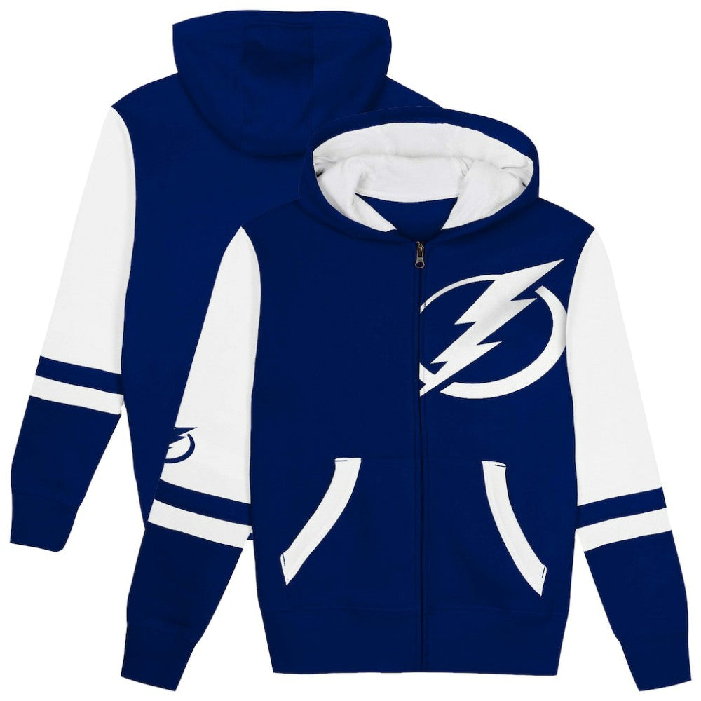 Tampa Bay Lightning Preschool Face Off Full-Zip Hoodie - Blue | NHL discount