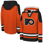 Philadelphia Flyers Youth Ageless Must Have Home V-Neck Pullover Hoodie - Orange | NHL online